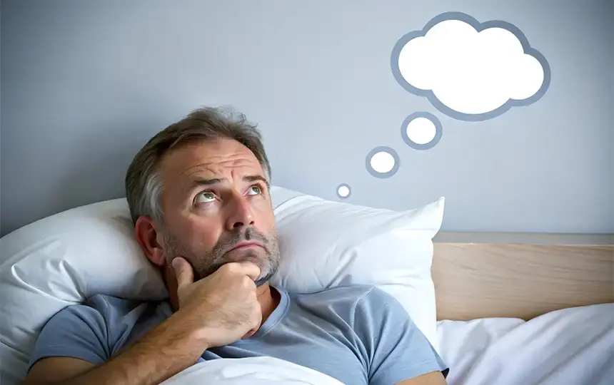 Gece düşünmekten uyuyamıyorum, ne yapmalıyım?"